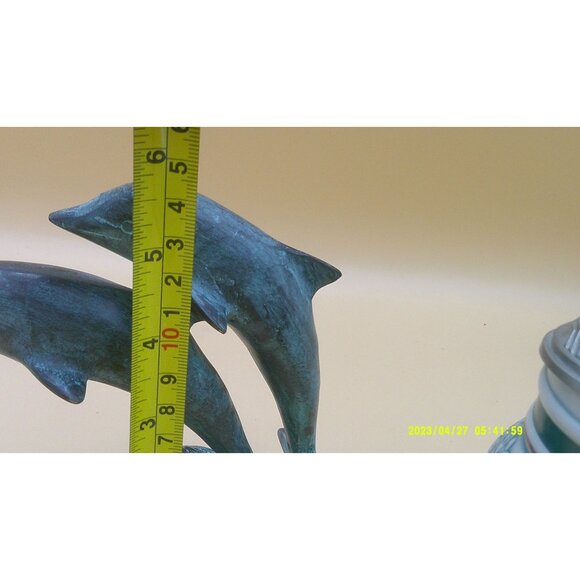 Avon 1992 Sperm Whale Stein & SPI Dolphin Bronze Figurine * Sea Ocean AB616 ff - Picture 7 of 8